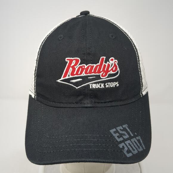 Roady's Truck Stops Strapback Trucker Hat Black One Size Paramount Apparel - Picture 2 of 10